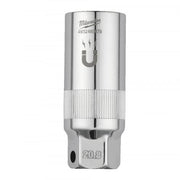 Milwaukee 3/8In. Drive 20.8mm Magnetic Spark Plug Socket -1Pc Milwaukee - Dynamic Drive