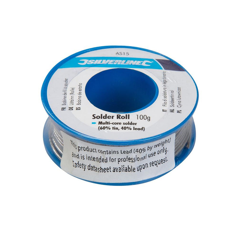 Silverline Solder Roll 100g Silverline - Dynamic Drive