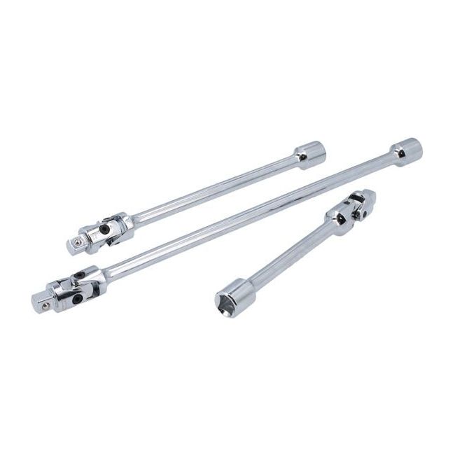 Laser Universal Joint Extension Set Spring Loaded 3/8"D 3pc 8494 Laser - Dynamic Drive