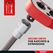 Teng Tools 1/2" Extra Long Hex Bit Socket Metric 10mm Teng Tools - Dynamic Drive