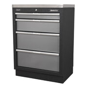 Sealey Modular 4 Drawer Cabinet 680mm APMS51 Sealey - Dynamic Drive