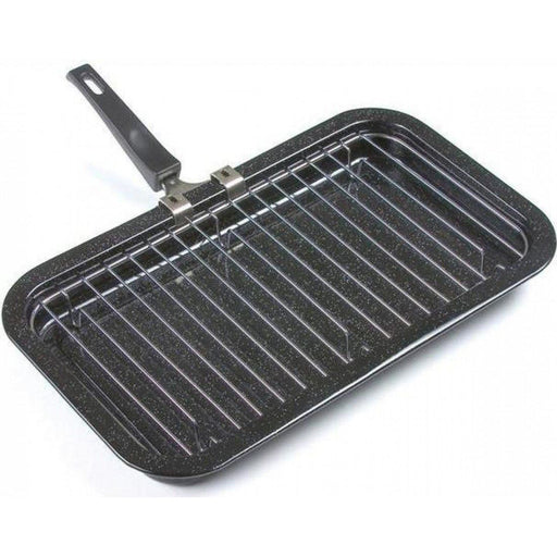 31cm mini grill pan black speckled enamel 961231 Genware - Dynamic Drive