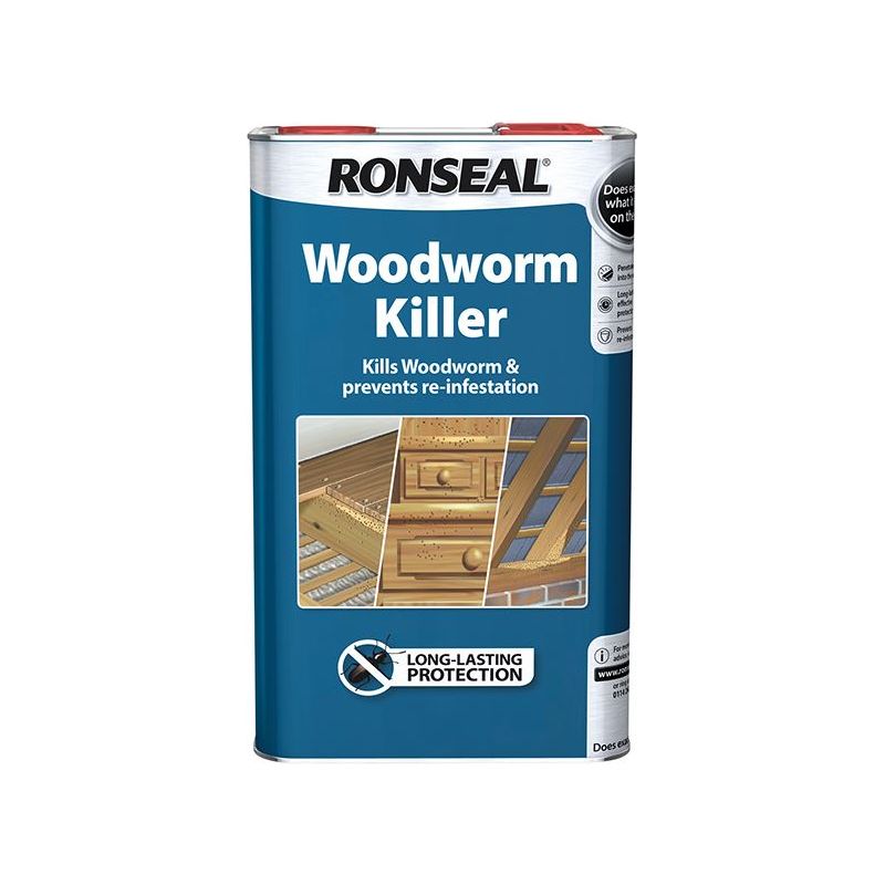Ronseal Woodworm Killer 5 litre Ronseal - Dynamic Drive