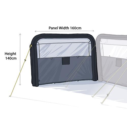 Maypole Single Panel Air Modular Windbreak Maypole - Dynamic Drive