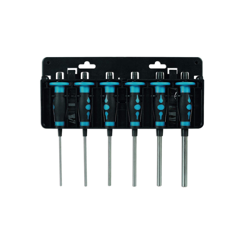Laser Parallel Pin Punch Set, Long 6pc 7328 Laser - Dynamic Drive