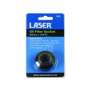 Laser Oil Filter Socket 3/8"D - 30mm 7257 Laser - Dynamic Drive