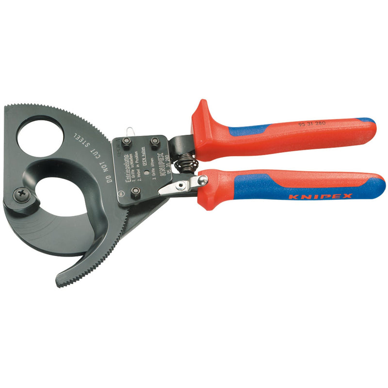 Draper Knipex 95 31 280 Ratchet Action Cable Cutter, 280mm 18557 Draper - Dynamic Drive