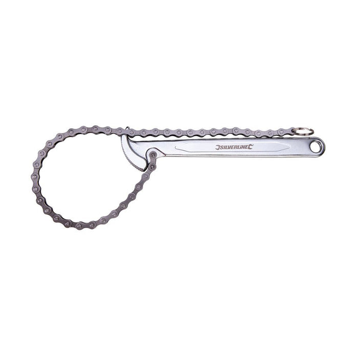 Silverline Oil Filter Chain Wrench 150mm Silverline - Dynamic Drive