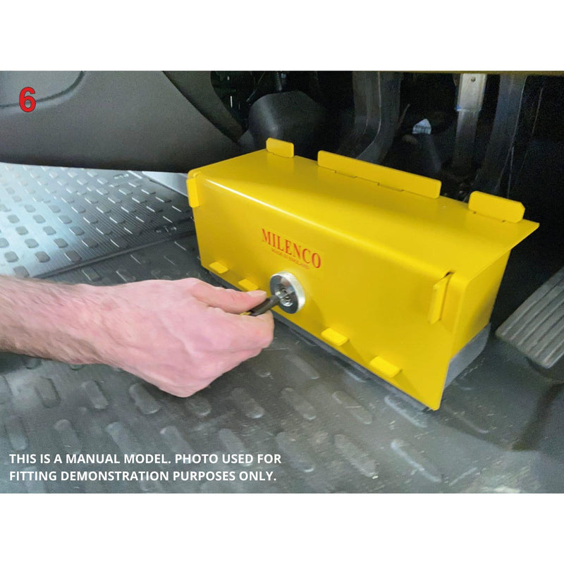Milenco Brake Pedal Lock for Auto Gearbox: Transit 2013+ Sprinter 06+ Motorhome Milenco  - Dynamic Drive