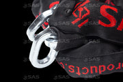 SAS Heavy Duty 1500x10mm D Shackle Chain with Woven Sleeve SAS - Dynamic Drive