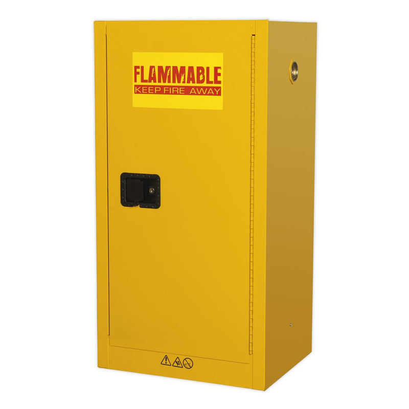 Sealey Flammables Storage Cabinet 585 x 460 x 1120mm FSC08 Sealey - Dynamic Drive