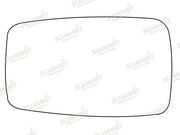 Summit Stick-On Anti Dazzle Mirror Glass fits Audi 80 on LHS Summit - Dynamic Drive