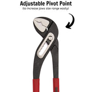 Teng Tools Water Pump Plier 240mm Teng Tools - Dynamic Drive