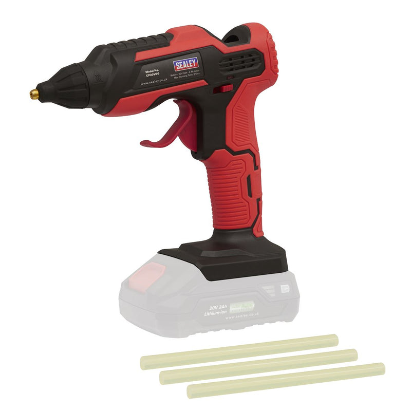 Sealey Cordless Glue Gun 20V SV20 Series Body Only CP20VGG Sealey - Dynamic Drive