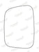 Summit Stick-On Commercial Mirror Glass fits VW Caddy 06 on T5 Caravelle 03 on LHS Summit - Dynamic Drive