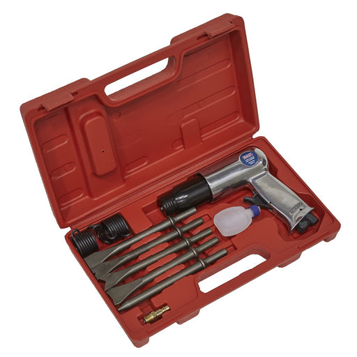 Sealey Air Hammer with Chisels Long Stroke SA11 Sealey - Dynamic Drive