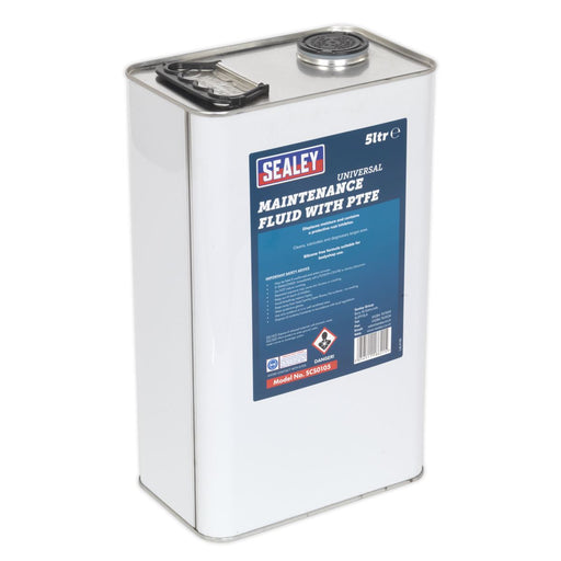 Sealey Universal Maintenance Fluid with PTFE 5ltr SCS0105 Sealey  - Dynamic Drive
