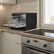 Baridi Tabletop Dishwasher 6 Place Settings 6.5L Capacity - Black DH85 Baridi - Dynamic Drive