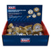 Sealey Wire Brushes Assorted Sizes Display Box of 40 BWBS40DB Sealey - Dynamic Drive