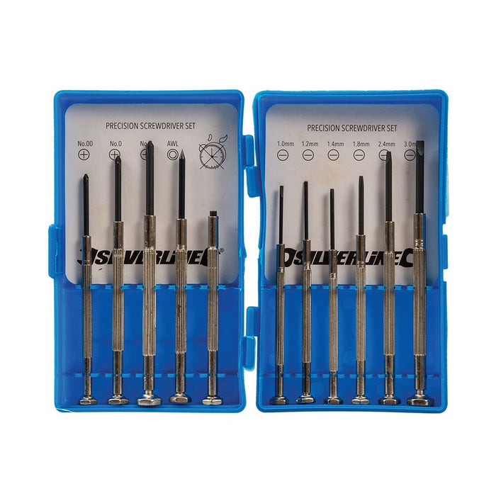 Silverline Jewellers Screwdriver Set 11pce 11pce 633602 Silverline  - Dynamic Drive