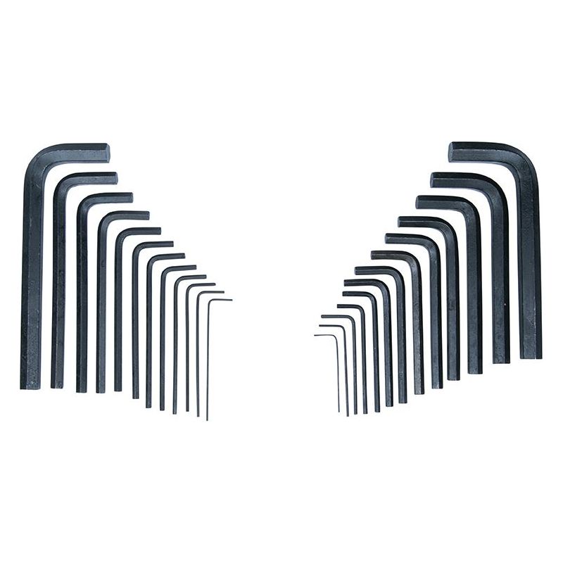 Bluespot Tools Metric & Imperial Hexagon Key Pouch Set, 25 Piece BlueSpot Tools - Dynamic Drive