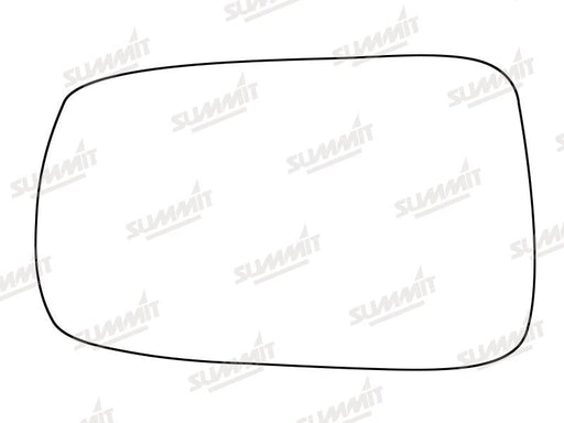 Summit Stick-On Standard Mirror Glass fits Honda Concerto LHS Summit - Dynamic Drive