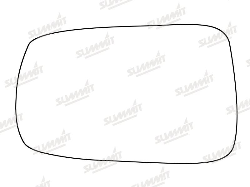 Summit Stick-On Standard Mirror Glass fits Honda Concerto LHS Summit - Dynamic Drive