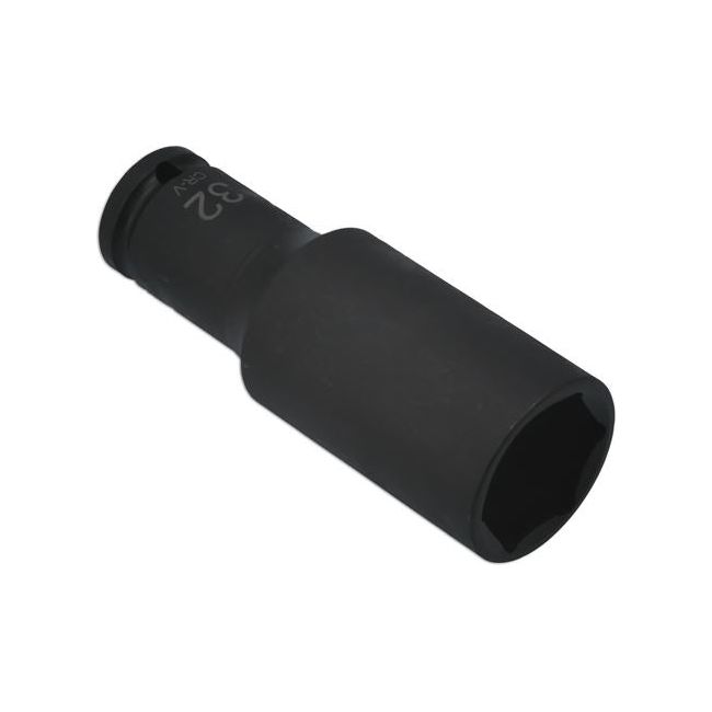 Laser Extra Deep Impact Socket 1/2"D 32mm 7773 Laser - Dynamic Drive
