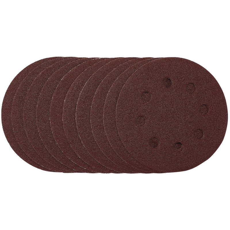 Draper Sanding Discs, 115mm, 80 Grit, Hook & Loop (Pack of 10) 53499 Draper - Dynamic Drive