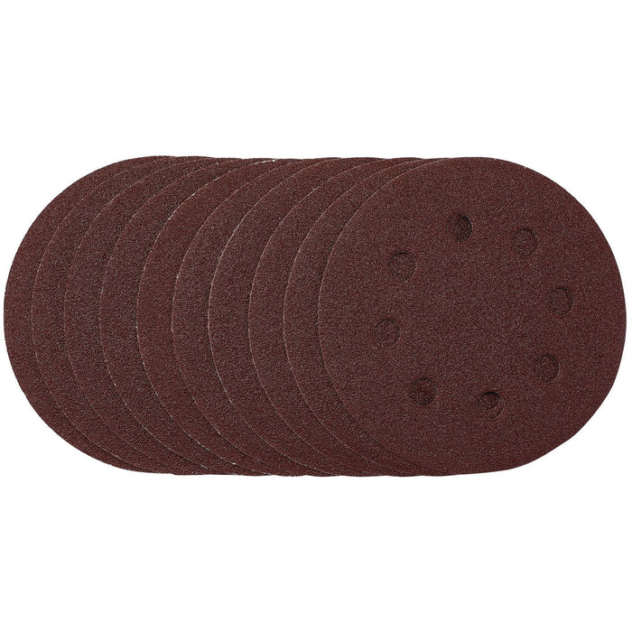 Draper Sanding Discs, 115mm, 80 Grit, Hook & Loop (Pack of 10) 53499 Draper - Dynamic Drive