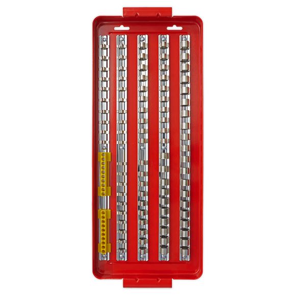 Sealey Premier Socket Holder Rail Tray 1/4" 3/8" 1/2" Drive Mechanics Storage Sealey  - Dynamic Drive