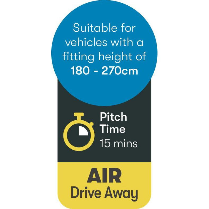 Orion 2 300 Air Drive Away Awning 12020413000002 Quest - Dynamic Drive
