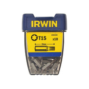 Irwin® TORX Insert Bits TX15 25mm (Pack 10) IRWIN® - Dynamic Drive