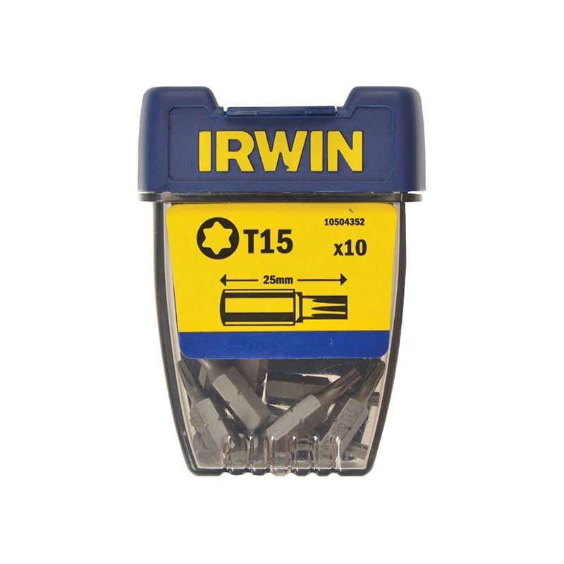 Irwin® TORX Insert Bits TX15 25mm (Pack 10) IRWIN® - Dynamic Drive