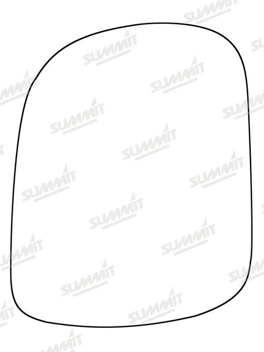 Summit Stick-On Standard Mirror Glass fits Lexus RX 03 to 09 RHS Summit - Dynamic Drive