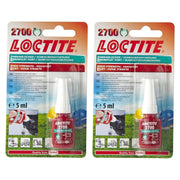 2x Loctite 2700 OEM Specified High Strength Thread Lock & Sealant- Stud/ Nutlock Loctite  - Dynamic Drive