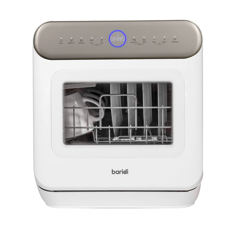 Baridi Mini Portable Tabletop 6L Dishwasher with 3 Place Settings, 7 Wash Functions - DH72 Baridi  - Dynamic Drive