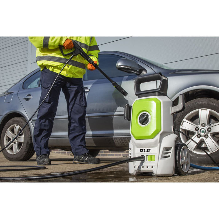 Sealey Pressure Washer with Snow Foam 100bar 390L/hr PW1610COMBO Sealey - Dynamic Drive