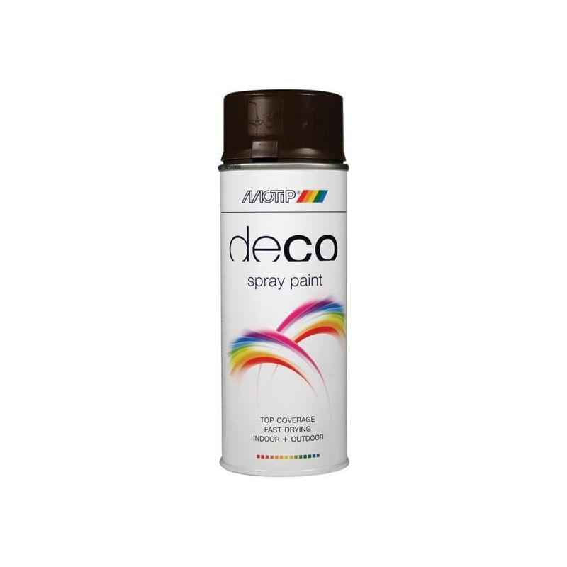 Motip® Deco Spray Paint High Gloss RAL 8017 Chocolate Brown 400ml MOTIP® - Dynamic Drive