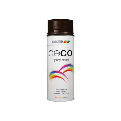Motip® Deco Spray Paint High Gloss RAL 8017 Chocolate Brown 400ml MOTIP® - Dynamic Drive