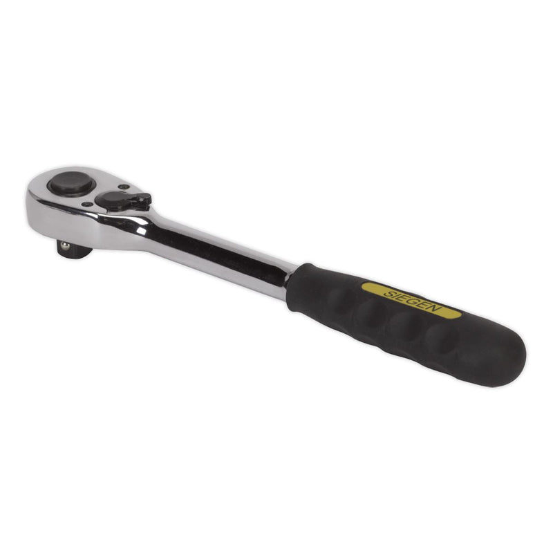 Sealey Ratchet Wrench 1/2Inchsq Drive Comfort Grip Flip Reve Siegen by Sealey - Dynamic Drive