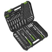 Sealey Socket Set 219pc 1/4" 3/8" & 1/2"Sq Drive WallDrive Metric S01212 Sealey - Dynamic Drive
