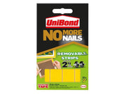 Unibond No More Nails Indoor Removable Mounting Tape Strips (Pack of 10) UniBond - Dynamic Drive