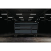 Draper BUNKER Workbench Roller Tool Cabinet, 10 Drawer, 56", Grey 08227 Draper - Dynamic Drive