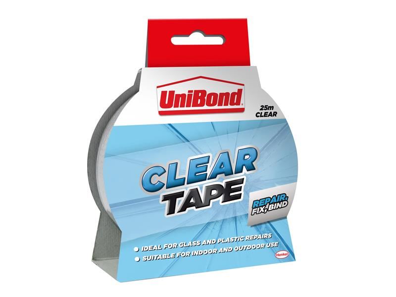 Unibond Transparent Repair Tape 50mm x 20m UniBond - Dynamic Drive