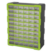 Sealey Cabinet Box 60 Drawer Hi-Vis Green/Black APDC60HV Sealey - Dynamic Drive