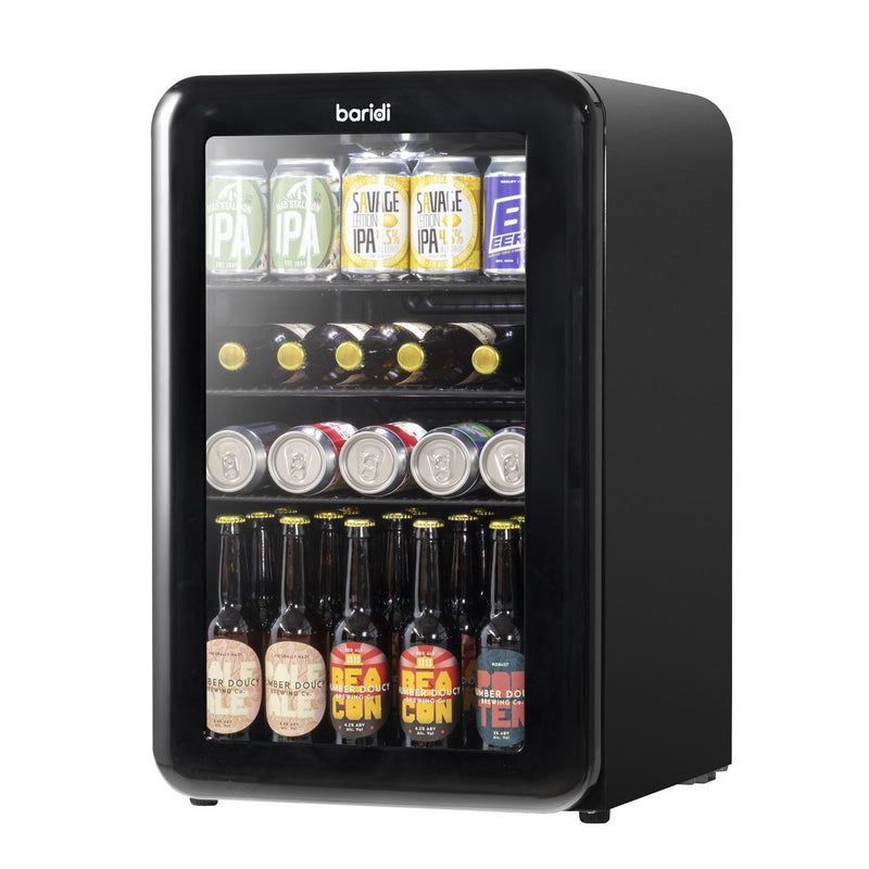 Baridi Retro Style Drinks/Beer & Wine Fridge 70L Capacity DH222 Baridi - Dynamic Drive