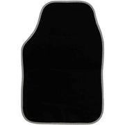 Streetwize Standard Universal Mat Set - Velour - Black/Silver Binding - 4 Piece Streetwize  - Dynamic Drive