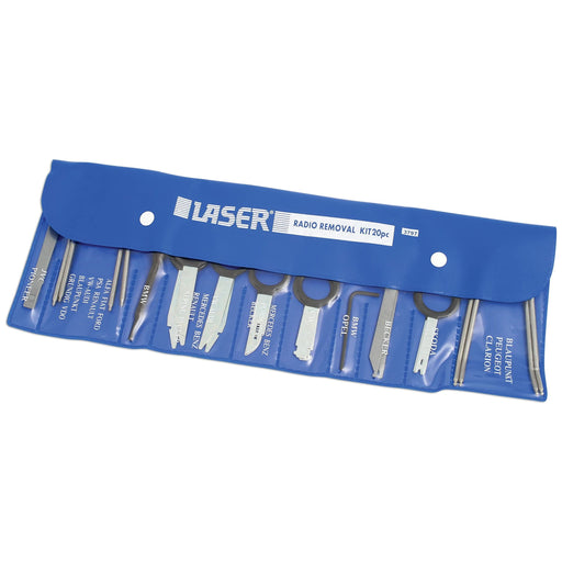 Laser Radio Removal Kit 20pc 3797 Laser - Dynamic Drive
