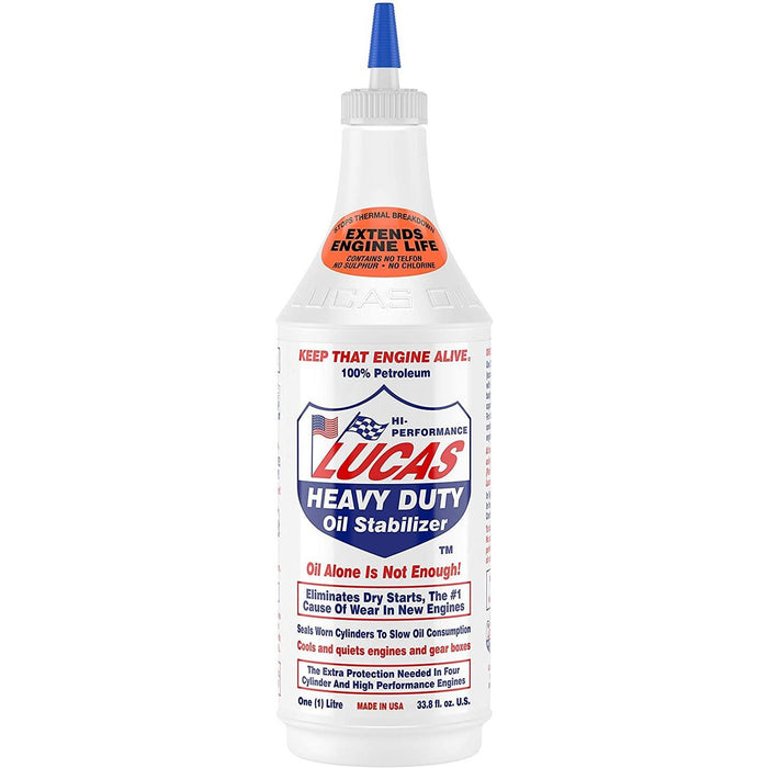 Lucas Oil 40001 Heavy Duty Oil Stabilizer-1L & 40278 Engine Stop Leak - 946ml Lucas Oil - Dynamic Drive